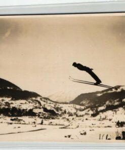 AK Postcard Skispringen, Garmisch Partenkirchen Kunstanstalt Rudolf Rudolphini