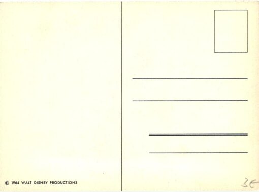 AK Postcard Skispringen, Micky Maus Schispringen Comic Walt Disney 1964 – Bild 2