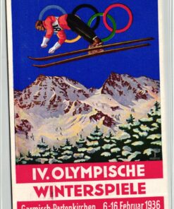AK Postcard Ski, 1. Öster. Schiwettkämpfe Zakopane 1940 Schispringen Alpin