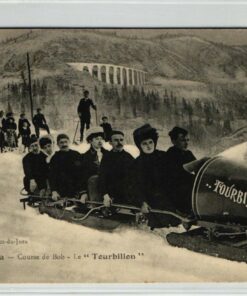 AK Postcard Bob, Tourbillon Morez Jura, Course de Bob