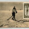 AK Postcard Ski, Excursionsita Catalunya Pyreneistes Vignette Cinderella Sport Hivern Skiing