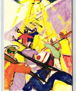 AK Postcard Ski, Sport au Soleil en Suisse Hans Falk Affiche Schweiz Wintersport Skiing