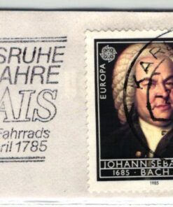 Karlsruhe 200 Jahre Drais Erfindre Fahrrad 1785 1985 Cycling Fragment