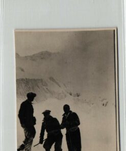 Skilaufen Deutschland 2 Fotos 40er Jahre, Skiing Telemark