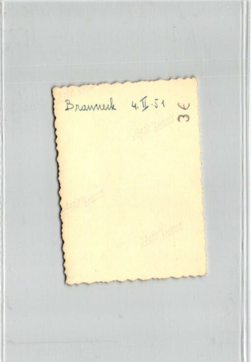 Skilaufen Bayern 3 Fotos 1951, Abfaht, Brauneck – Bild 4