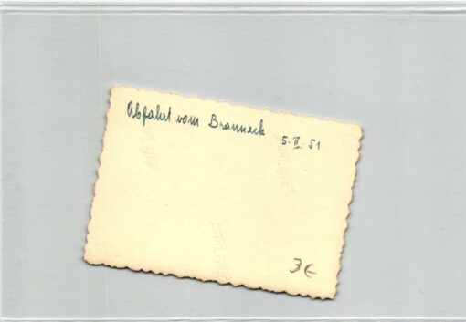 Skilaufen Bayern 3 Fotos 1951, Abfaht, Brauneck – Bild 2