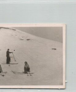Skilaufen Deutschlanf 3 Fotos 1943/1944, Kugelfang