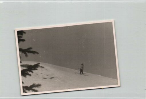 Skilaufen Deutschlanf 3 Fotos 1943/1944, Kugelfang – Bild 3