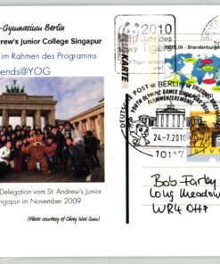 Germany - Youth Olympic Games Singapore 2010 Berlin Flammenzeremonie Torch Relay