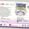 Germany - Youth Olympic Games Singapore 2010 Berlin Flammenzeremonie Torch Relay Postcard to UK