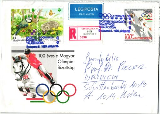 Magyar Budapest Olympafila 1995 Olympic Comittee Candidate City 2002 Ungarn Olympia – Bild 2