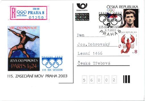 CSR Praha 2003 115 IOC Session Olympic Winter Games 2010 Vancouver Candidate City