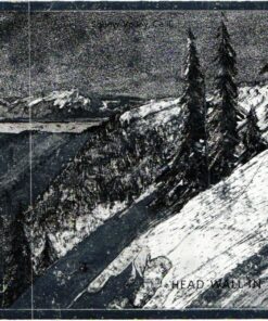 USA Postcard Silver Olympic Games 1960 Skiing Squaw Valley Head Wall, Olympia