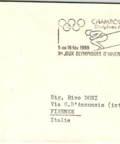 France Grenoble 1968 Olympic Games, Skiing Chamrousse Olympiques d'Hiver, Ski Alpin