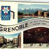 France Grenoble 1968 Olympic Games, Postcard Ice Hockey Olympiques d'Hiver