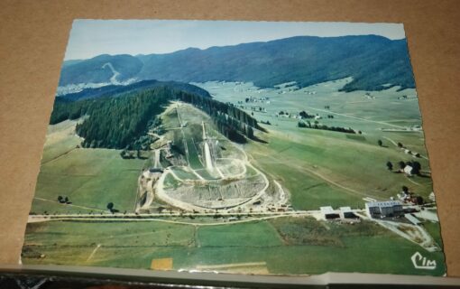 France Grenoble 1968 Olympic Games, Postcard Autrans Isere Tremplin Sprungschanze Olympiques d'Hiver
