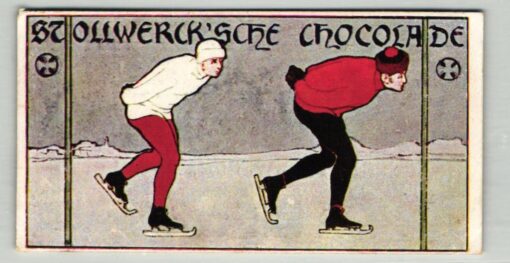 Stollwerck - Schlittschuh Läufer Eisläufer Ice Skating Gruppe 43 Nr. 6