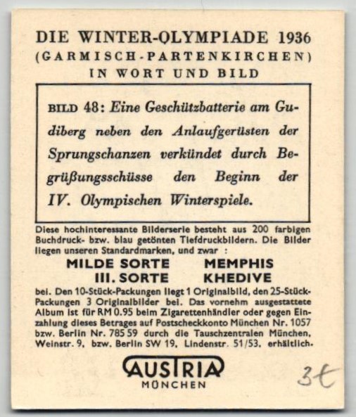 AUSTRIA München - Olympia 1936 10 Bilder Olympic Games Garmisch Partenkirchen Eröffnung Siegerehrung – Bild 8