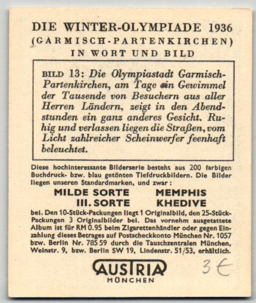 AUSTRIA München - Olympia 1936 10 Bilder Olympic Games Garmisch Partenkirchen Eröffnung Siegerehrung – Bild 4