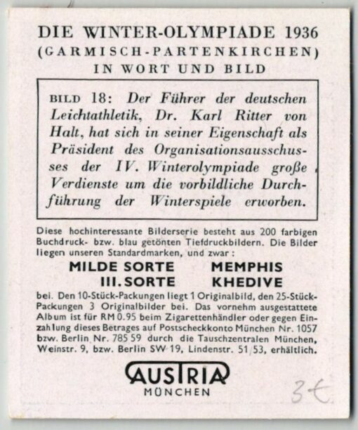 AUSTRIA München - Olympia 1936 31 Bilder Olympic Games Garmisch Partenkirchen farbe – Bild 42