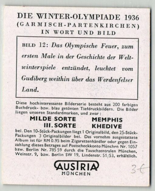 AUSTRIA München - Olympia 1936 31 Bilder Olympic Games Garmisch Partenkirchen farbe – Bild 38