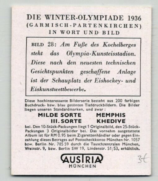 AUSTRIA München - Olympia 1936 31 Bilder Olympic Games Garmisch Partenkirchen farbe – Bild 36