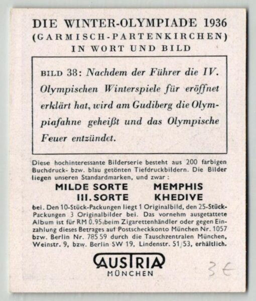 AUSTRIA München - Olympia 1936 31 Bilder Olympic Games Garmisch Partenkirchen farbe – Bild 22