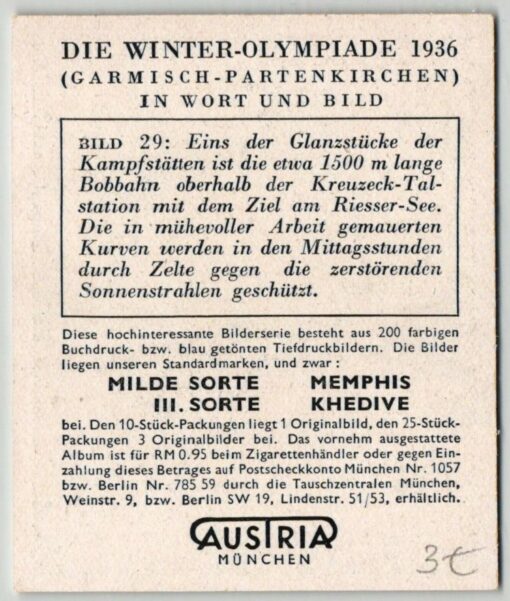 AUSTRIA München - Olympia 1936 31 Bilder Olympic Games Garmisch Partenkirchen farbe – Bild 10