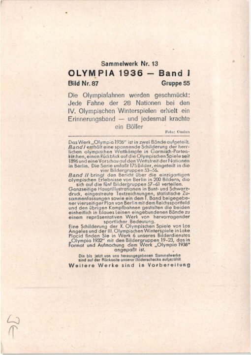Sammelwerk - Olympia Garmisch Partenkirchen 1936 14 Bilder Olympic Games Hockey – Bild 18