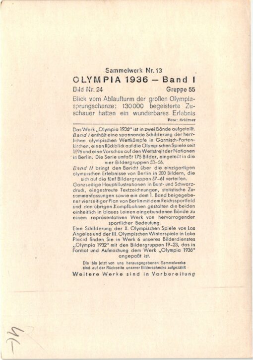 Sammelwerk - Olympia Garmisch Partenkirchen 1936 14 Bilder Olympic Games Hockey – Bild 12