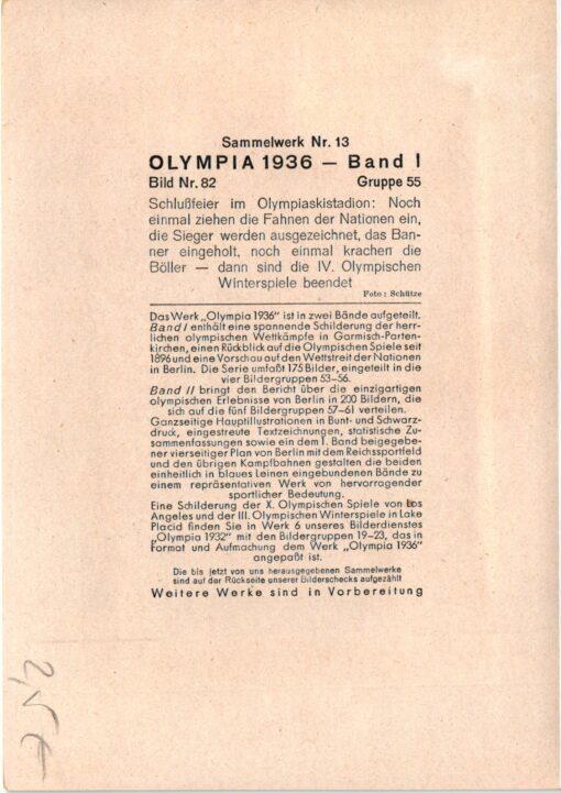 Sammelwerk - Olympia Garmisch Partenkirchen 1936 14 Bilder Olympic Games Hockey – Bild 6