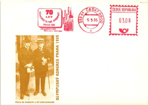 CSR Cesky Brod 1995 70 Jahre IOC Kongress Praha 1925 Olympsport, EMA Red Meter