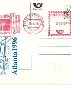 CSR Atlanta 1996 Olympic Games Kajak Ganzsache EMA Olymphilex