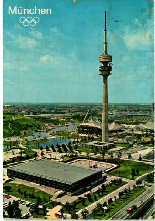 Deutschland, München 1972 Olympische Spiele Ansichtskarte SST Handball Olympic Games – Bild 2