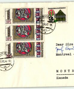CSSR, Montreal 1976 Olympic Games, Praha-Montreal Flight, Olympiaflug, Olympische Spiele