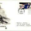 USA 1980, Olympic Games Lake Placid FDC Slalom Ski, Speed Skating