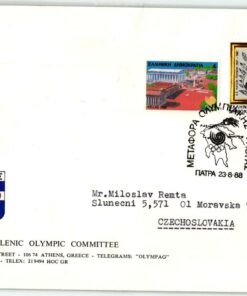 Greece, Seoul 1988, Olympic Games, Fakellauf, Torch relay, Olympische Spiele