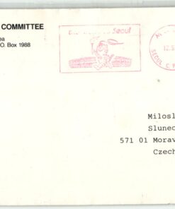 Korea, Seoul 1988, Olympic Games,EMA Red Meter Organizing Committee , Olympische Spiele