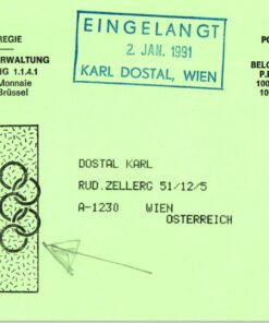 Belgie, Albertville 1992, Olympic Winter Games, Offizieller Olympischer Sponsor , Olympische Spiele