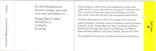 UK 1992, Royal Mail Olympic Sponsor British Olympic Team, 4 empty booklet Offizieller Olympischer Sponsor , Olympische Spiele – Bild 2