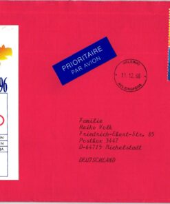 Finland Atlanta 1996, Olympic Games , official Vignette Suomen Olympische Spiele Kajak
