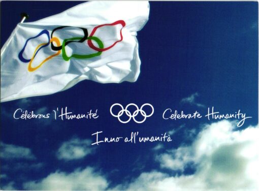 Italy 2006, Olympic Winter Games, Celebrate Humanity Partners Giochi olimpici Torino 3 Postcards Sponsor – Bild 4