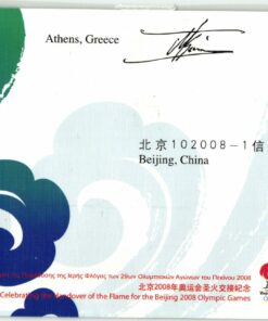 Greece Athens Beijing 2008, Olympic Games Torch Relay, Peking Fackellauf Griechenland