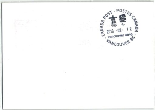 Ceska Praha 6 MWST Postcard Olympic Winter Games Vancouver 2010 Team Flight Blanka Paulu 1984 – Bild 2