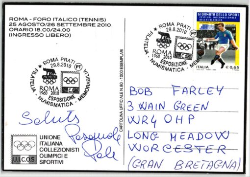 Italia Roma Prati Olimpiadi Olympic Games Roma 1960-2010 Esposizione UICOS - CONI