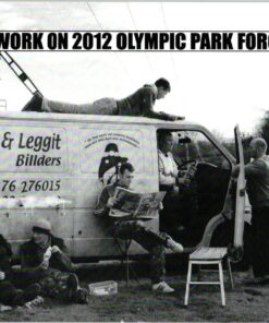 UK Olympic Games 2012 London 2 Postcard Building Work Park Forges Ahead