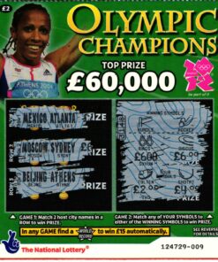 UK Olympic Games 2012 London National Lottery Olympic Champion Dame Kelly Holmes