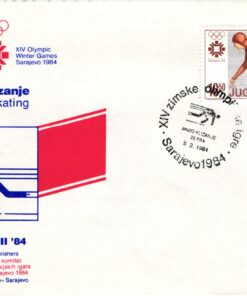 Jugoslawien, Sarajewo 1984 Olympic Winter Games, SST Speed Skating Eisschnelllauf, Olympische Spiele