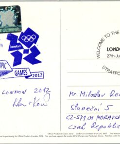 UK Stratford Olympic Olympic Games 2012 London Greetings Welcome Olympische Spiele