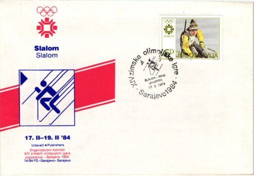 Jugoslawien, Sarajewo 1984 Olympic Winter Games, SST Slalom Ski alpin, Olympische Spiele